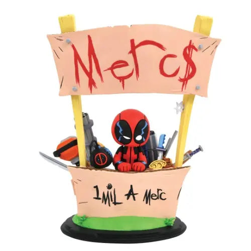 Marvel Animated Style Mini Figure - Select Figure(s) Deadpool Merc For Hire (About 8-inch)
