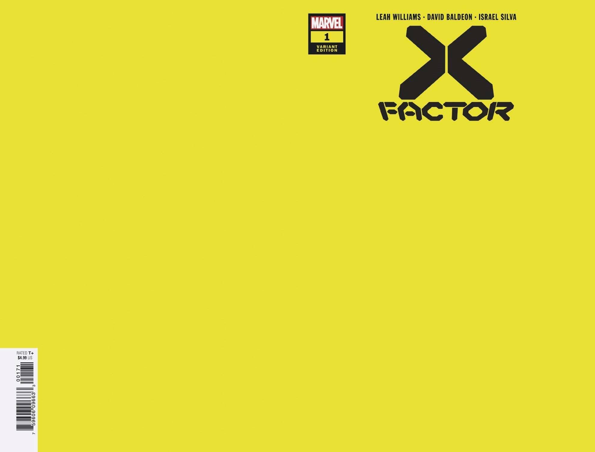 X-FACTOR #1 YELLOW VAR 1:200 (07/22/2020) - Collectors World Toys Main image