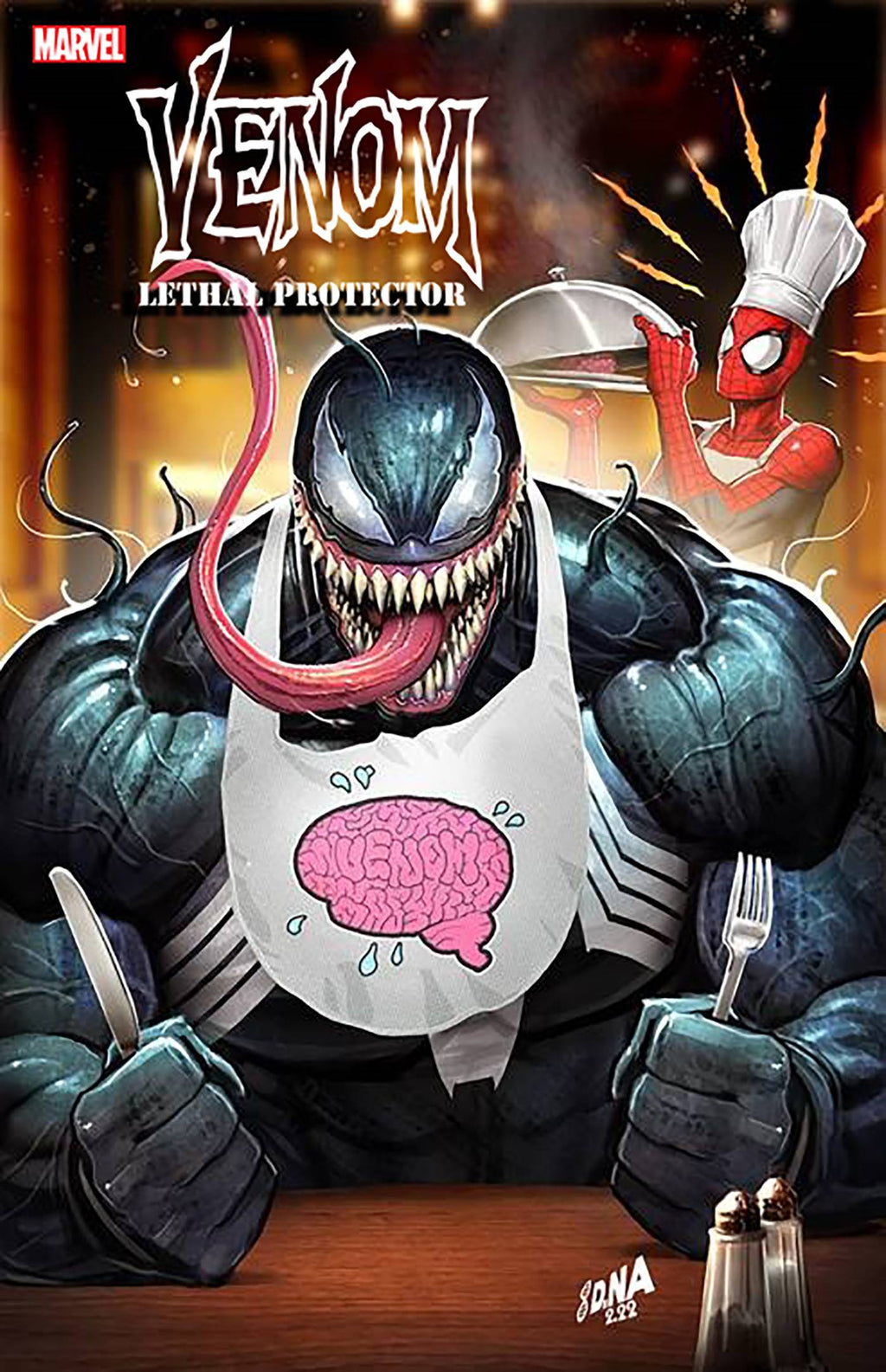 [Signed by David Nakayama] VENOM: LETHAL PROTECTOR 1 NAKAYAMA VARIANT[1:25] - Collectors World Toys