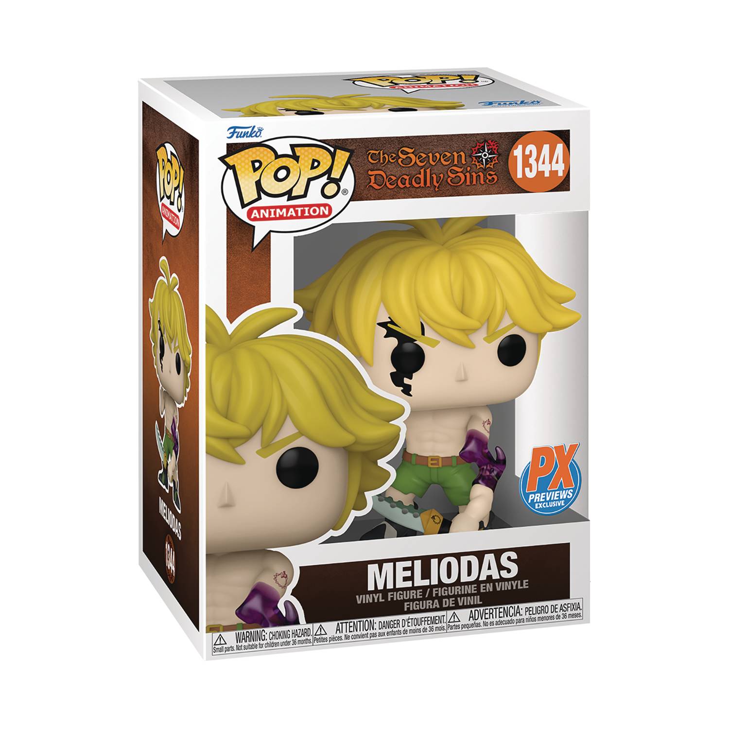 Seven Deadly Sins Meliodas Funko Pop! Vinyl Figure #1344 Secondary image
