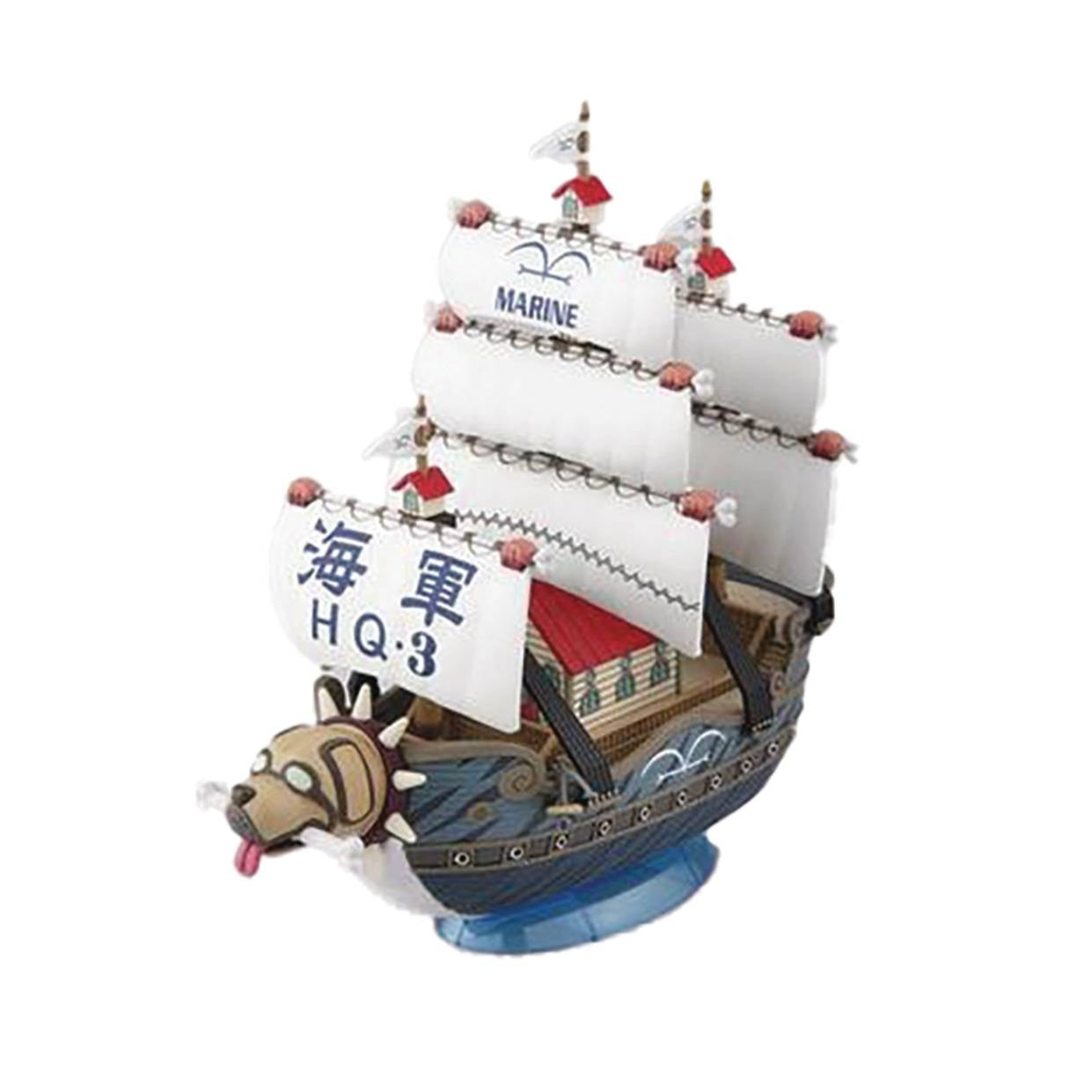 One Piece Grand Garps Marine Ship Model Kit Main image