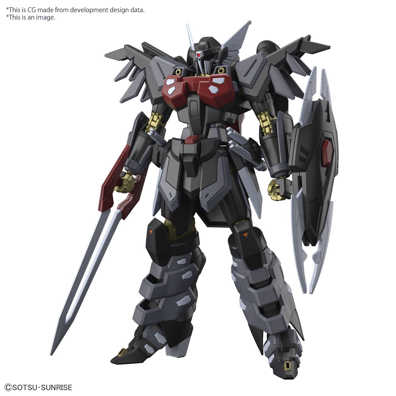Gundam Seed Freedom Black Knight Squad SHI-VE HG 1/44 Model Kit Main image