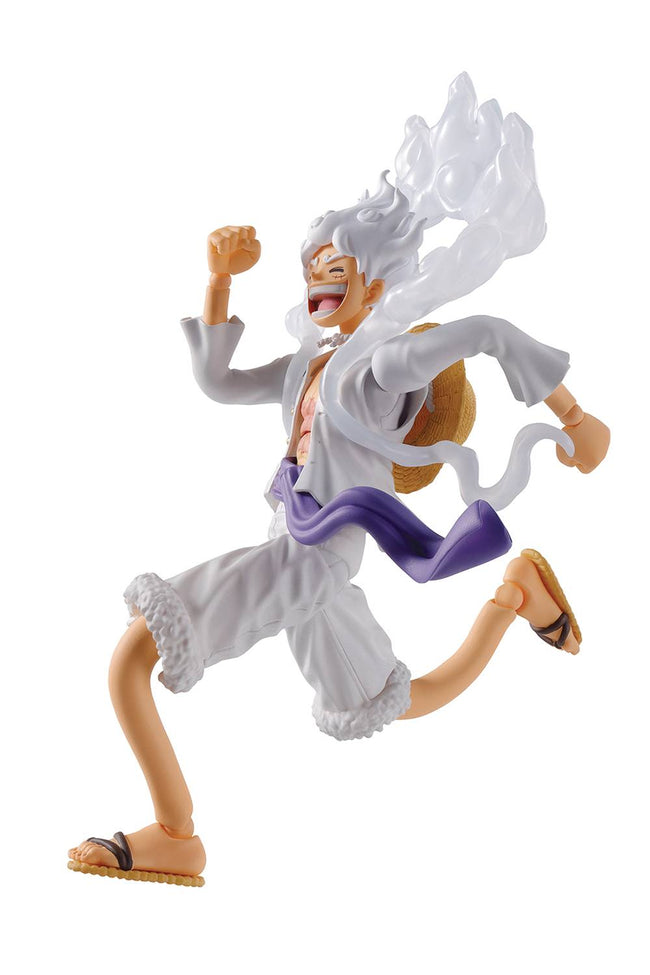 One Piece - Monkey D. Luffy Gear 5 S.H Figuarts Figure - Collectors World Toys Hover Image