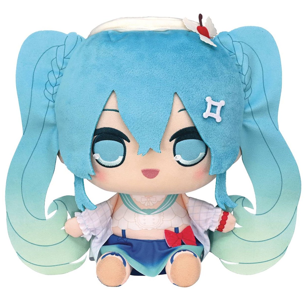 Hatsune Miku Kyurumaru Melon Soda Float Big Plush - Collectors World Toys
