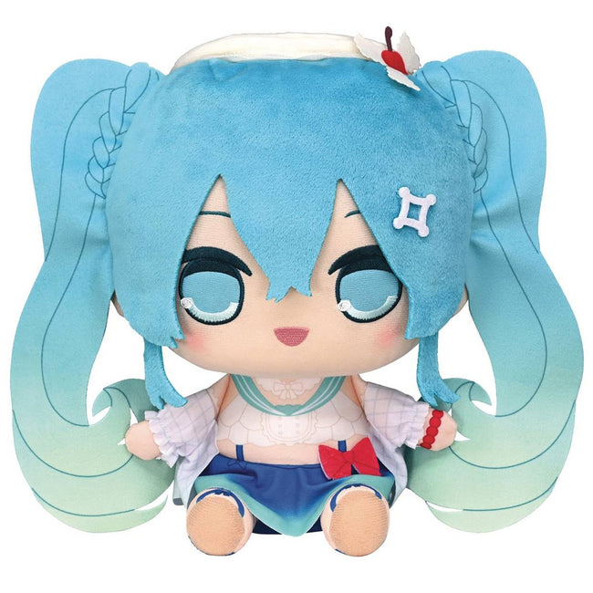 Hatsune Miku Kyurumaru Melon Soda Float Big Plush - Collectors World Toys Hover Image