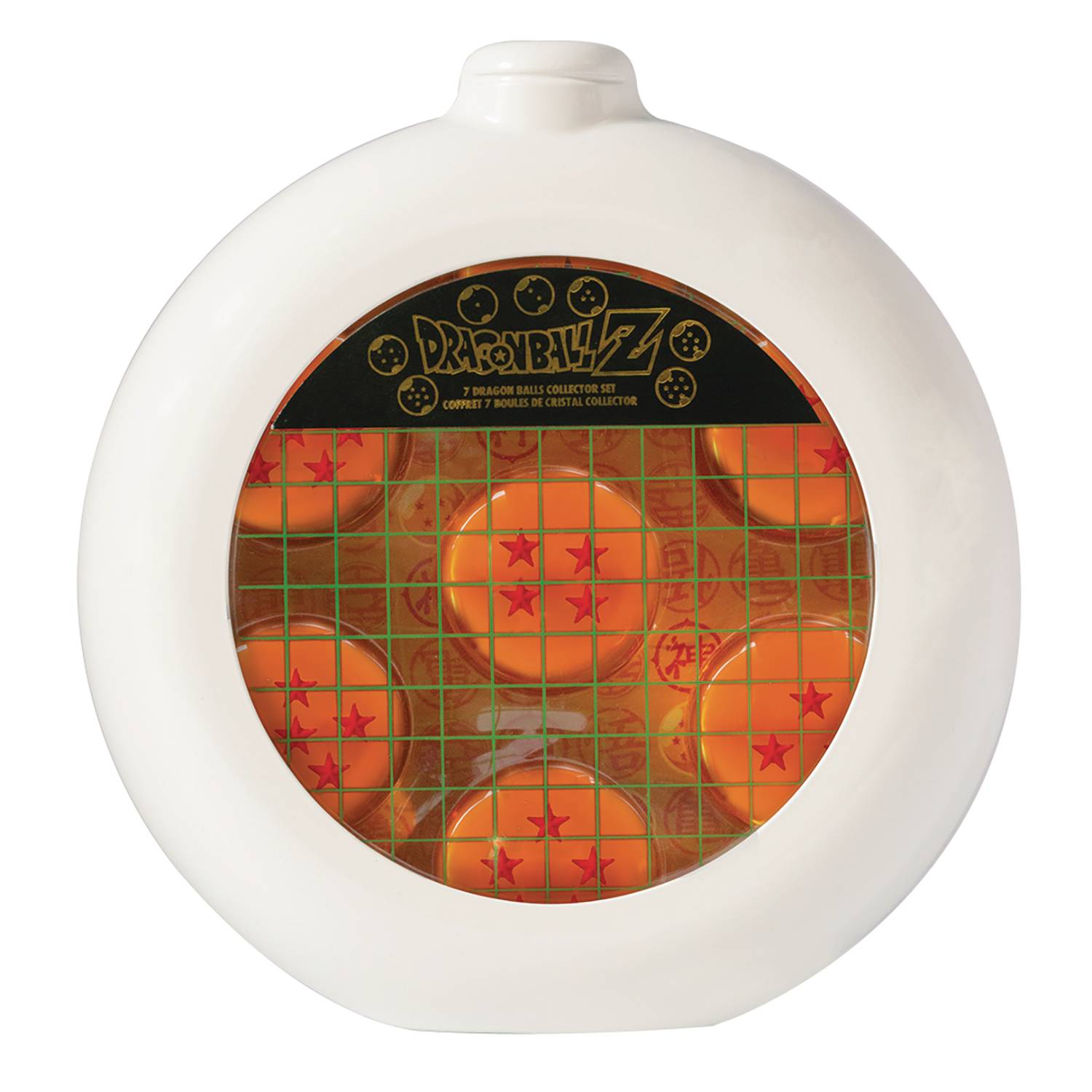 Dragon Ball Z 7pc Acrylic Dragon Balls & Radar Tin Set - Collectors World Toys