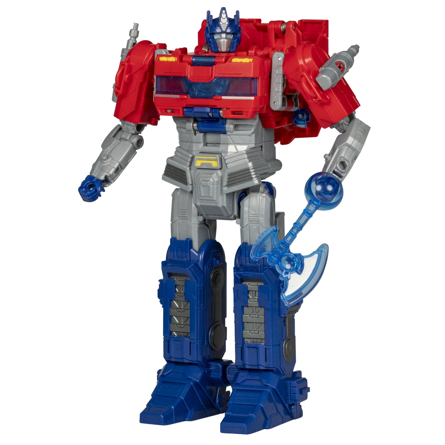 Transformers One Movie Power Flip Optimus Prime (Orion Pax) Converting Action Figure, 4 Modes, 10-inch Interactive Electronic Toy, Lights & Sounds, 6+