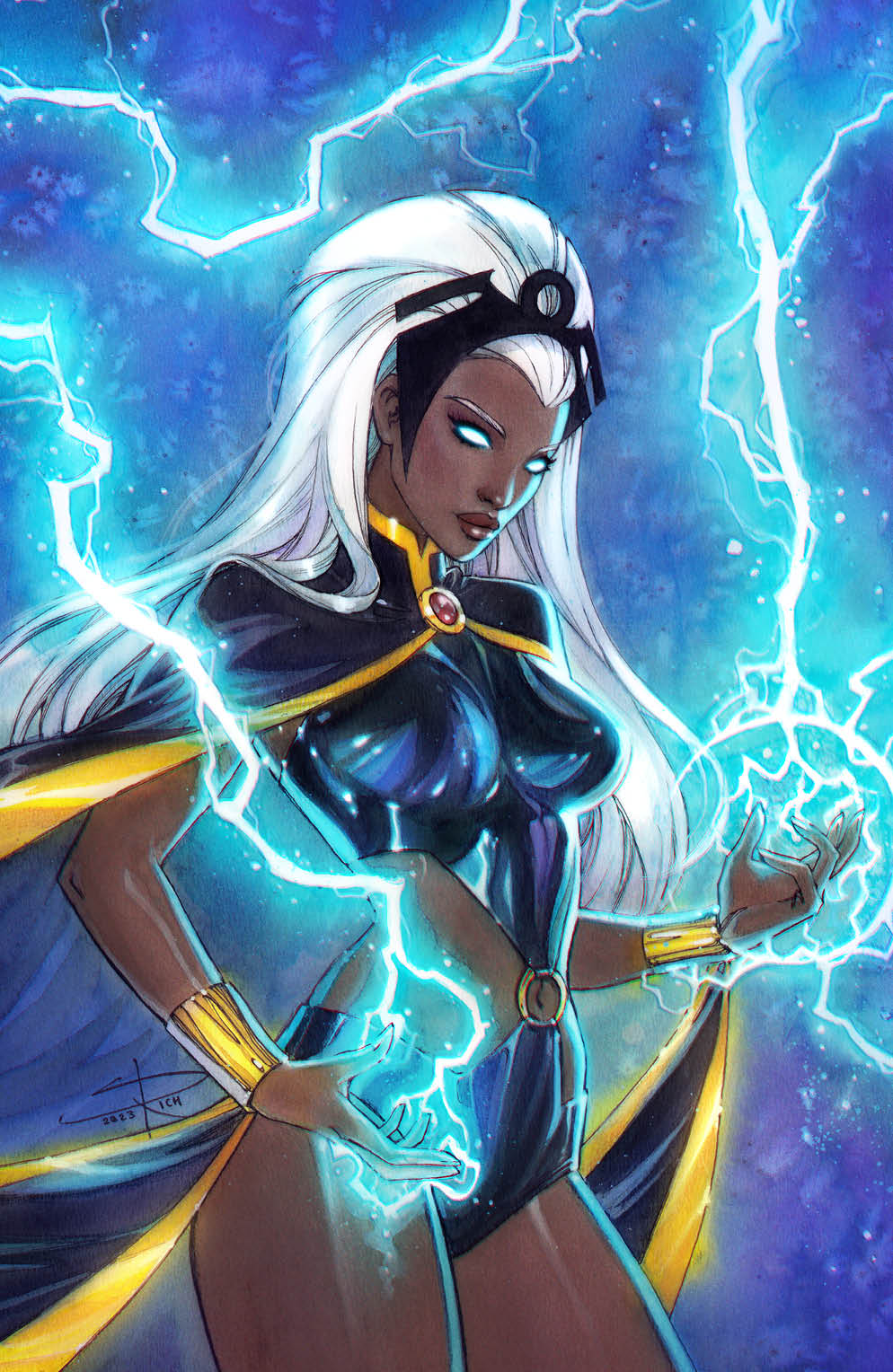 Storm #1 Unknown Comics Sabine Rich Exclusive Virgin Var (05/24/2023) - Collectors World Toys Main image