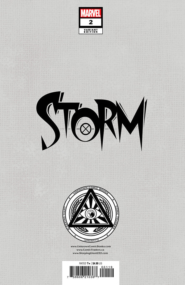 [Signed by Nathan Szerdy] STORM #2 UNKNOWN COMICS NATHAN SZERDY EXCLUSIVE VAR [IN STOCK] - Collectors World Toys