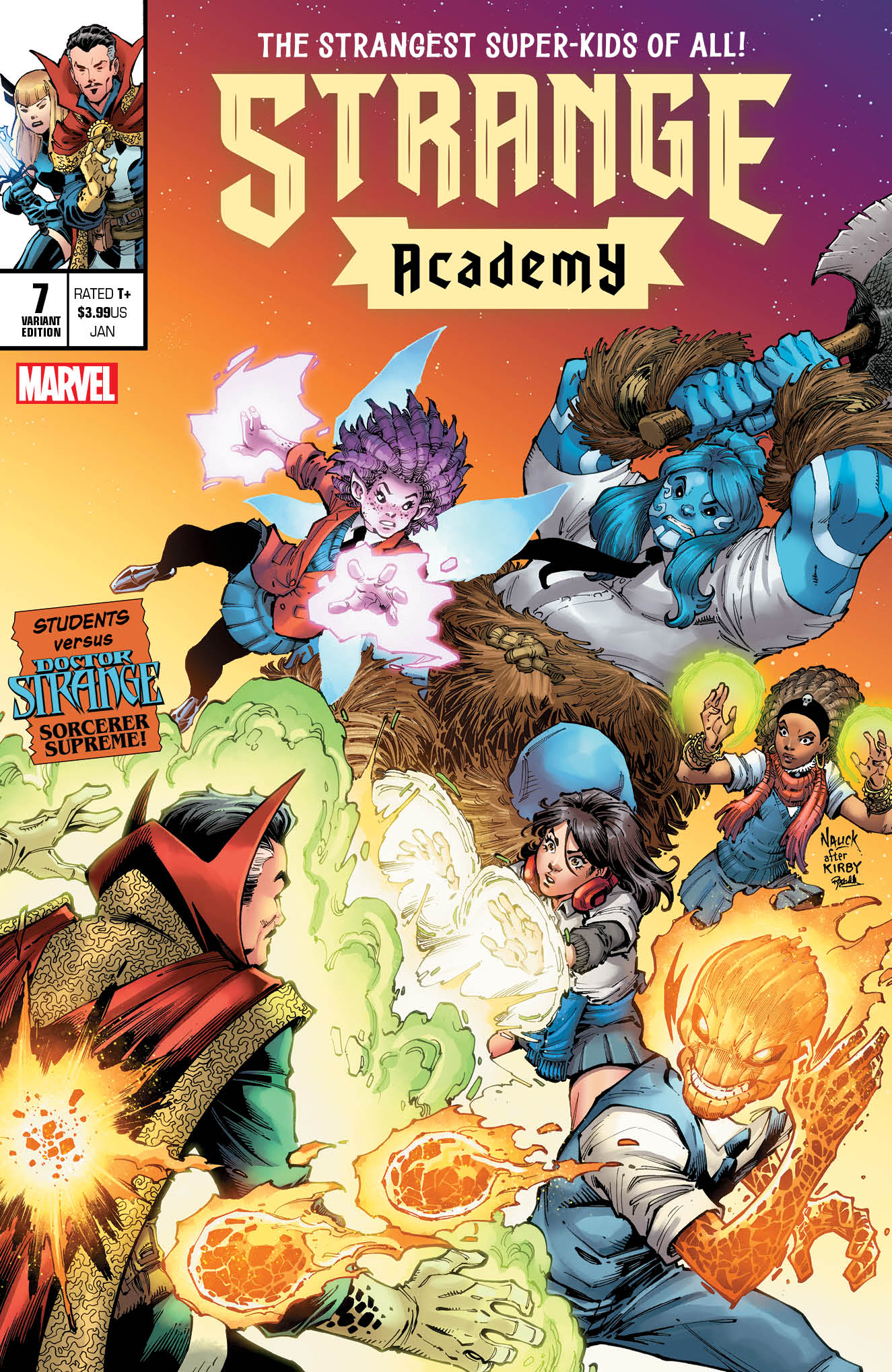 Strange Academy #7 Unknown Comics Todd Nauck Exclusive Var (01/27/2021) - Collectors World Toys Main image