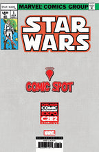 Star Wars #1 Facsimile Comics Spot Tyler Kirkham C2E2 2025 Exclusive Var (04/09/2025) - Collectors World Toys