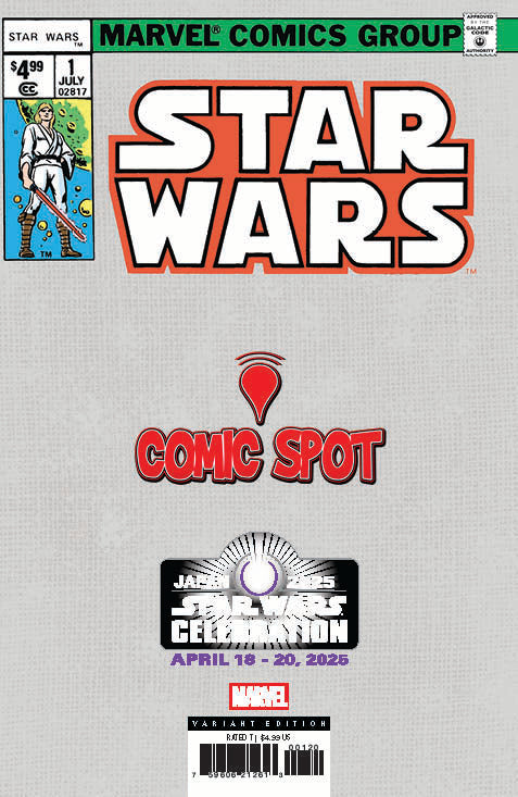 Star Wars #1 Facsimile Comics Spot Tyler Kirkham Star Wars Celebration 2025 Exclusive Virgin Var (04/09/2025) - Collectors World Toys