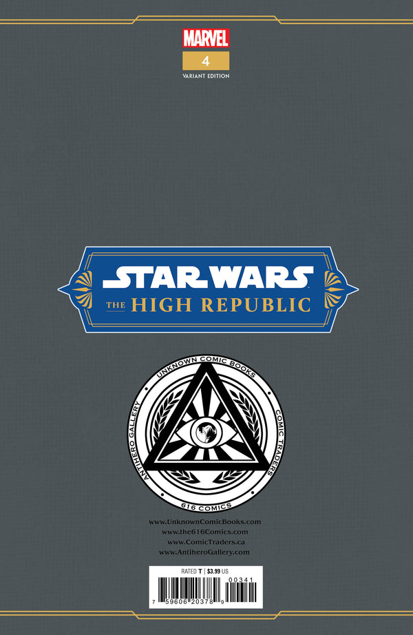 Star Wars: The High Republic #4 Unknown Comics Tyler Kirkham Exclusive Var (01/11/2023) - Collectors World Toys