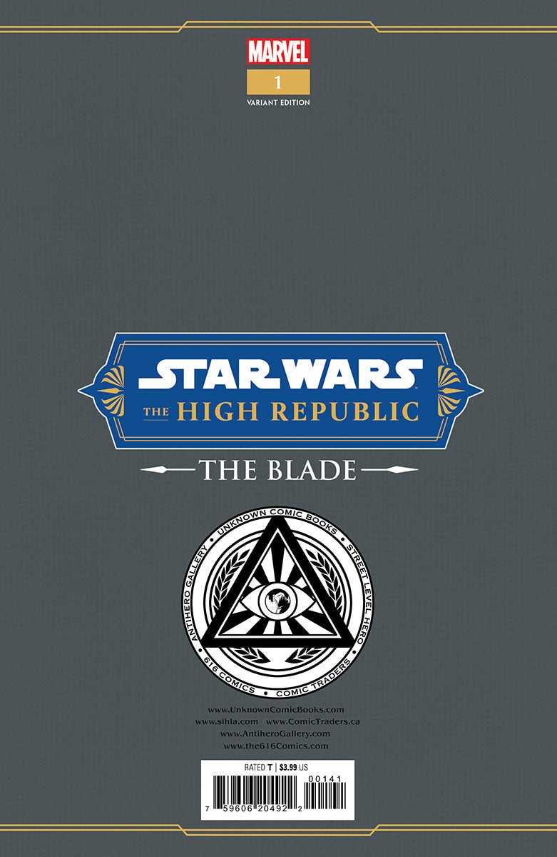 Star Wars: The High Republic - The Blade #1 Unknown Comics Paolo Villanelli Exclusive Virgin Var (11/23/2022) (01/11/2023) - Collectors World Toys