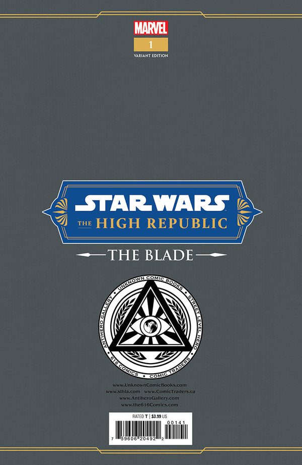 Star Wars: The High Republic - The Blade #1 Unknown Comics Paolo Villanelli Exclusive Virgin Var (11/23/2022) (01/11/2023) - Collectors World Toys