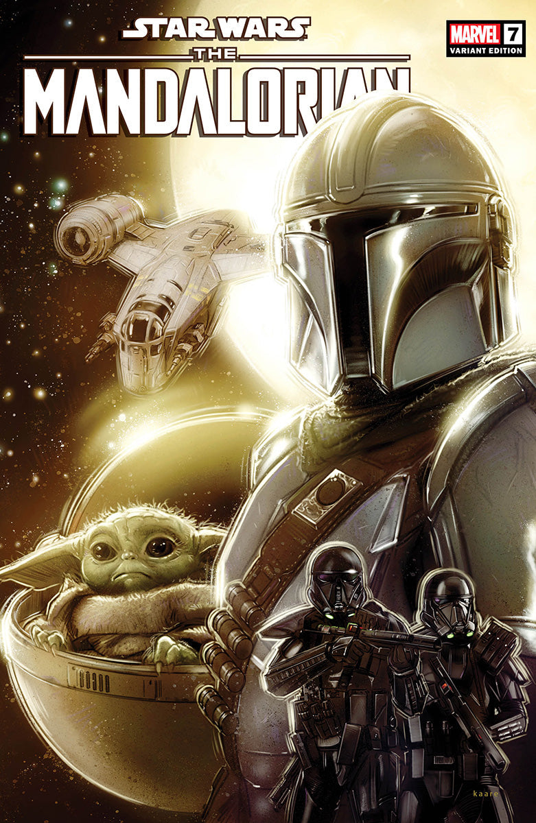 Star Wars: The Mandalorian #7 Unknown Comics Kaare Andrews Exclusive Var (01/11/2023) - Collectors World Toys Main image