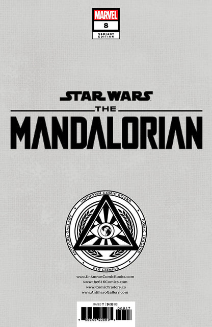 Star Wars: The Mandalorian Season 2 #8 Unknown Comics David Nakayama Exclusive Var (01/10/2024) - Collectors World Toys