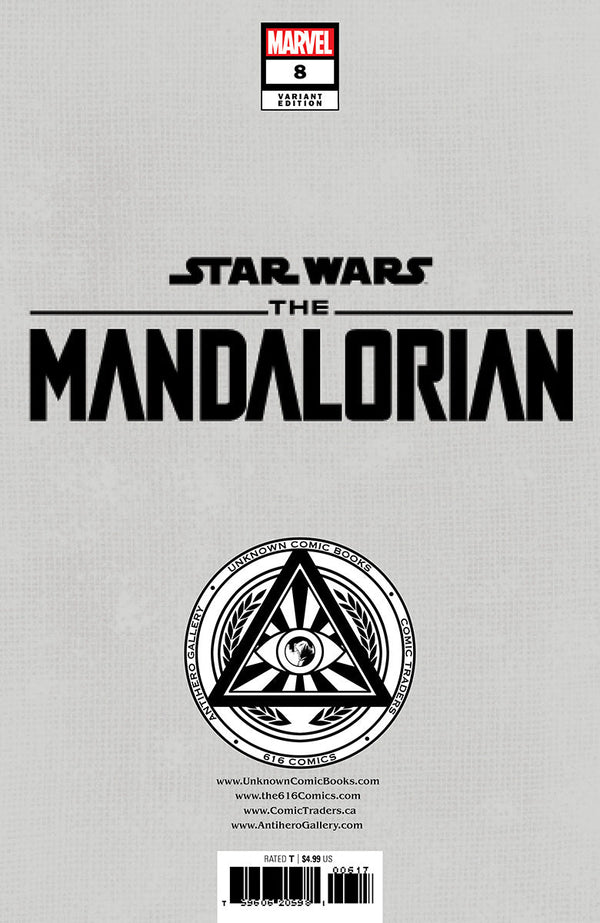 [Signed by David Nakayama] STAR WARS: THE MANDALORIAN SEASON 2 #8 UNKNOWN COMICS DAVID NAKAYAMA EXCLUSIVE VAR - Collectors World Toys