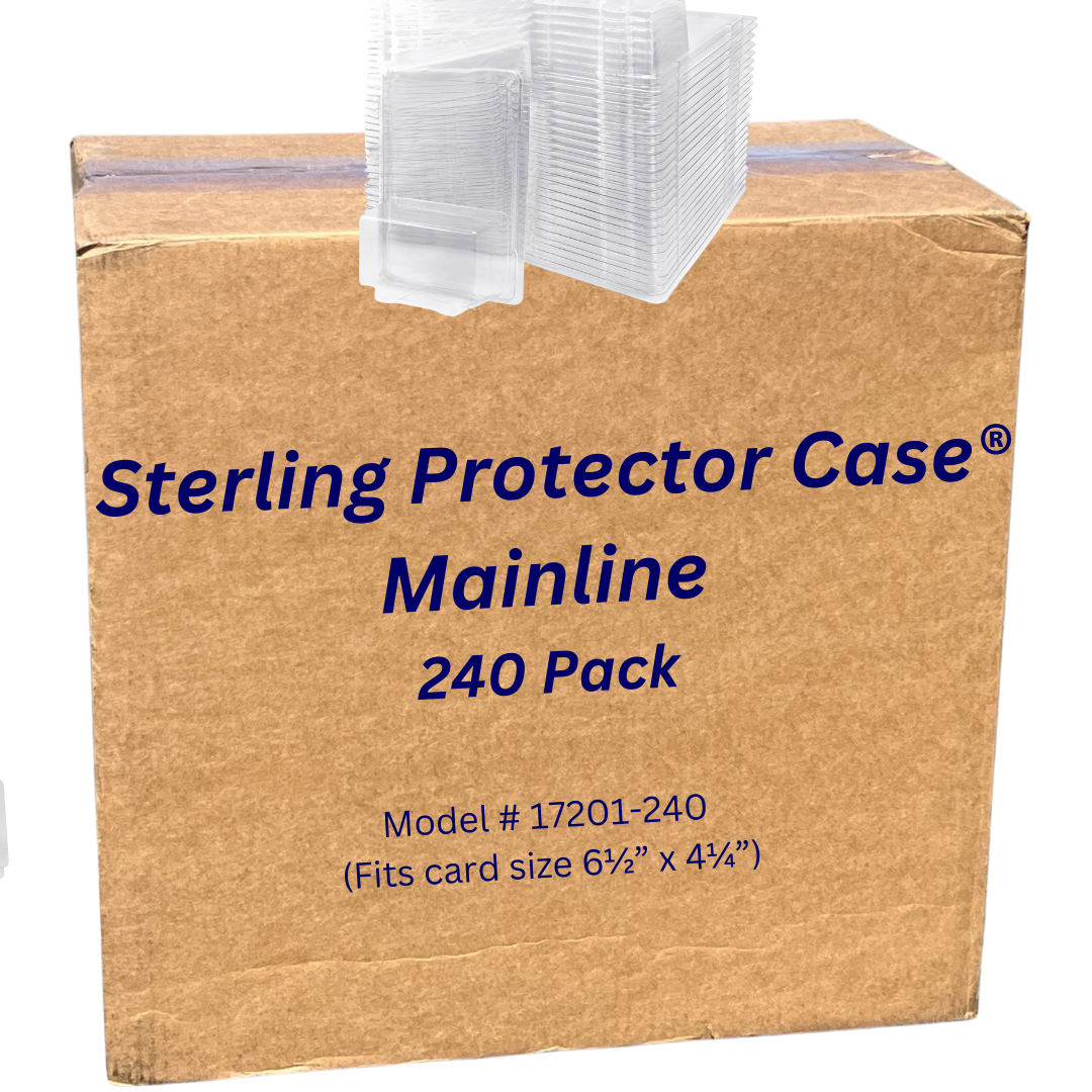 Sterling Protector Case Mainline 240 Pack Wholesale - Fits Card Size 6.5” x 4.25” Main image