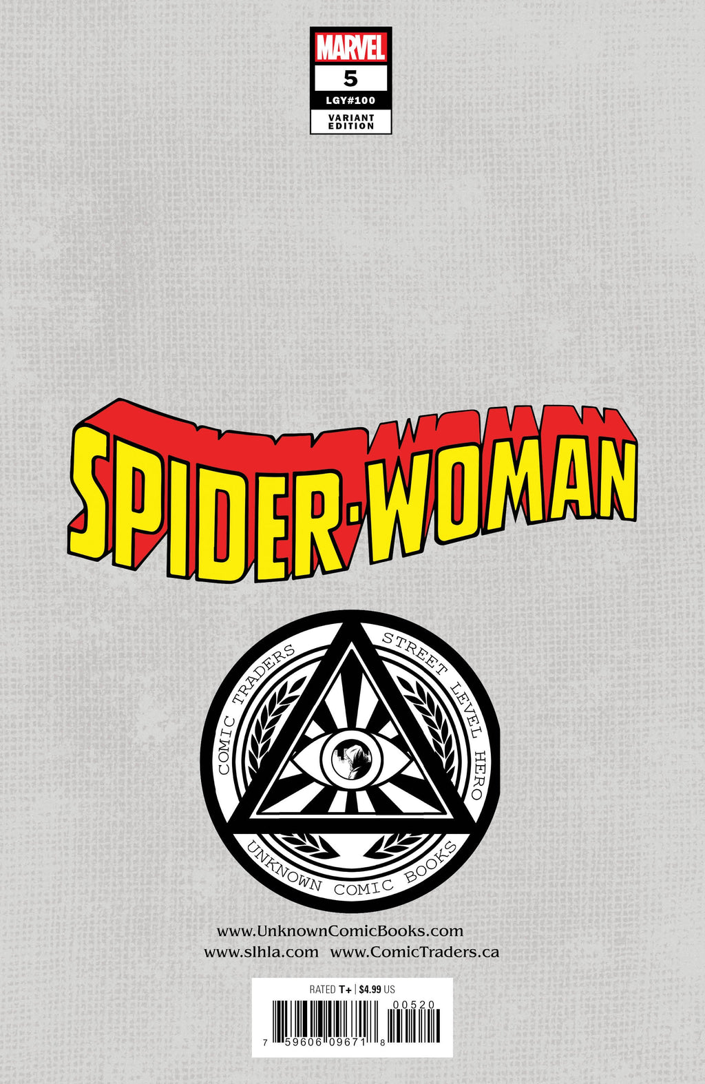 Spider-Woman #5 Unknown Comic Miguel Mercado Exclusive Var (10/21/2020) - Collectors World Toys