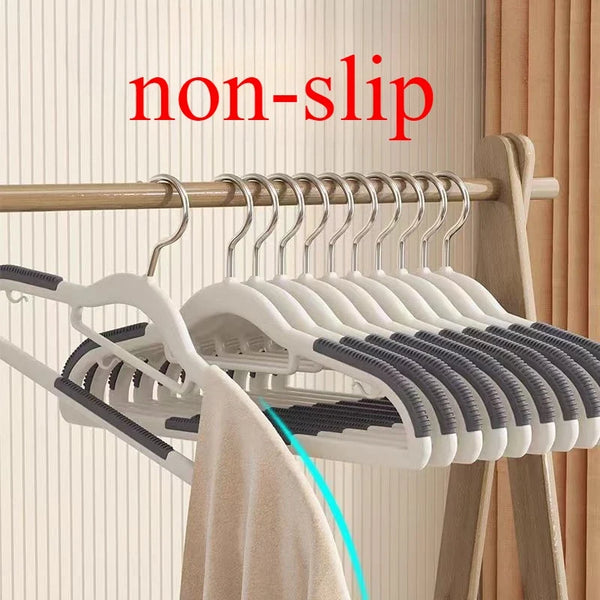 30PCS Non-Slip Hangers – Durable Rotating Hook Clothes Organizer Set