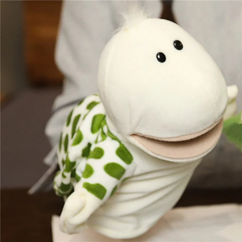 Cartoon Plush Hand Finger Puppets – Soft Interactive Toy for Kids, Party Supply & Family Gathering Fun
