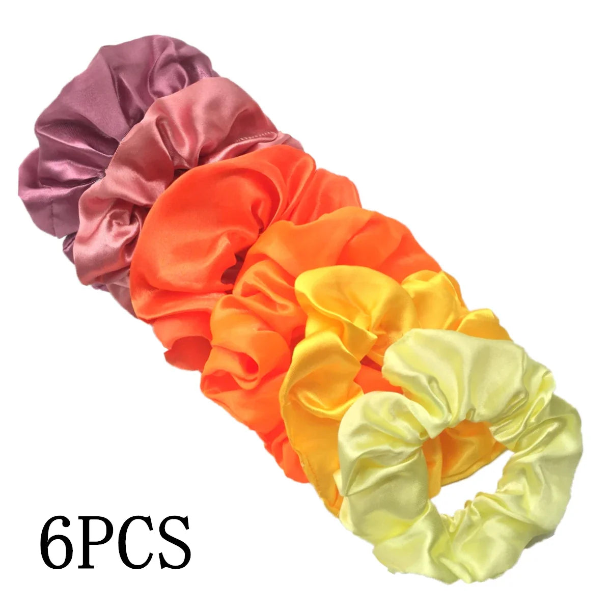 Satin Scrunchies Set for Women & Girls – 25/10/6 Pcs Elastic Hair Bands | Soft Silk Ponytail Holders & Fashion Hair Accessories