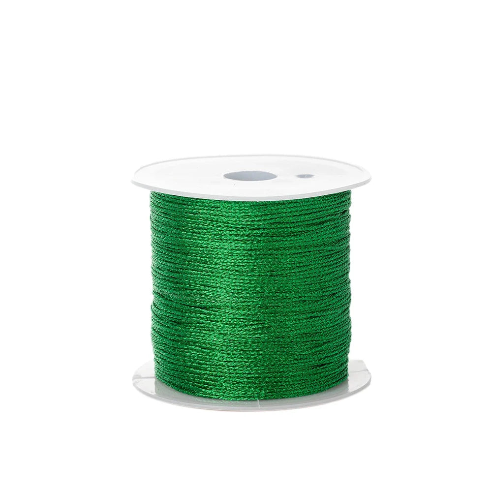 Metallic Beading Thread Cord – Rose Gold & Silver for DIY Jewelry