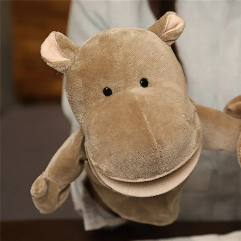 Cartoon Plush Hand Finger Puppets – Soft Interactive Toy for Kids, Party Supply & Family Gathering Fun