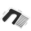 Stainless Steel Potato Chip Slicer Dough Vegetable Fruit Crinkle Wavy Slicer Knife Potato Cutter Chopper French Fry Maker Tool