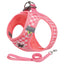 Stylish Checkered Cat Harness and Leash Set for Safe Adventures