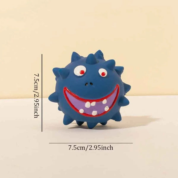 Squeaky Thorn Dog Chew Toy