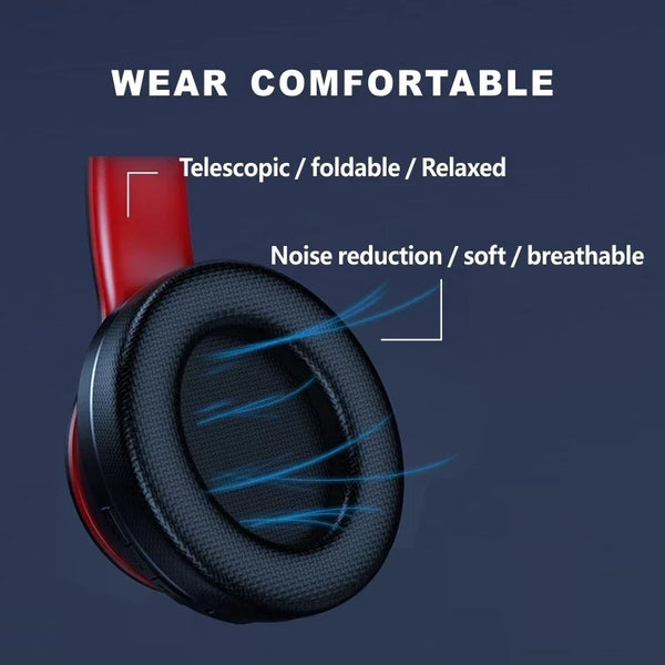 Lenovo HD200 Bluetooth Over-Ear Headphones – Foldable Hi-Fi Gaming Headset
