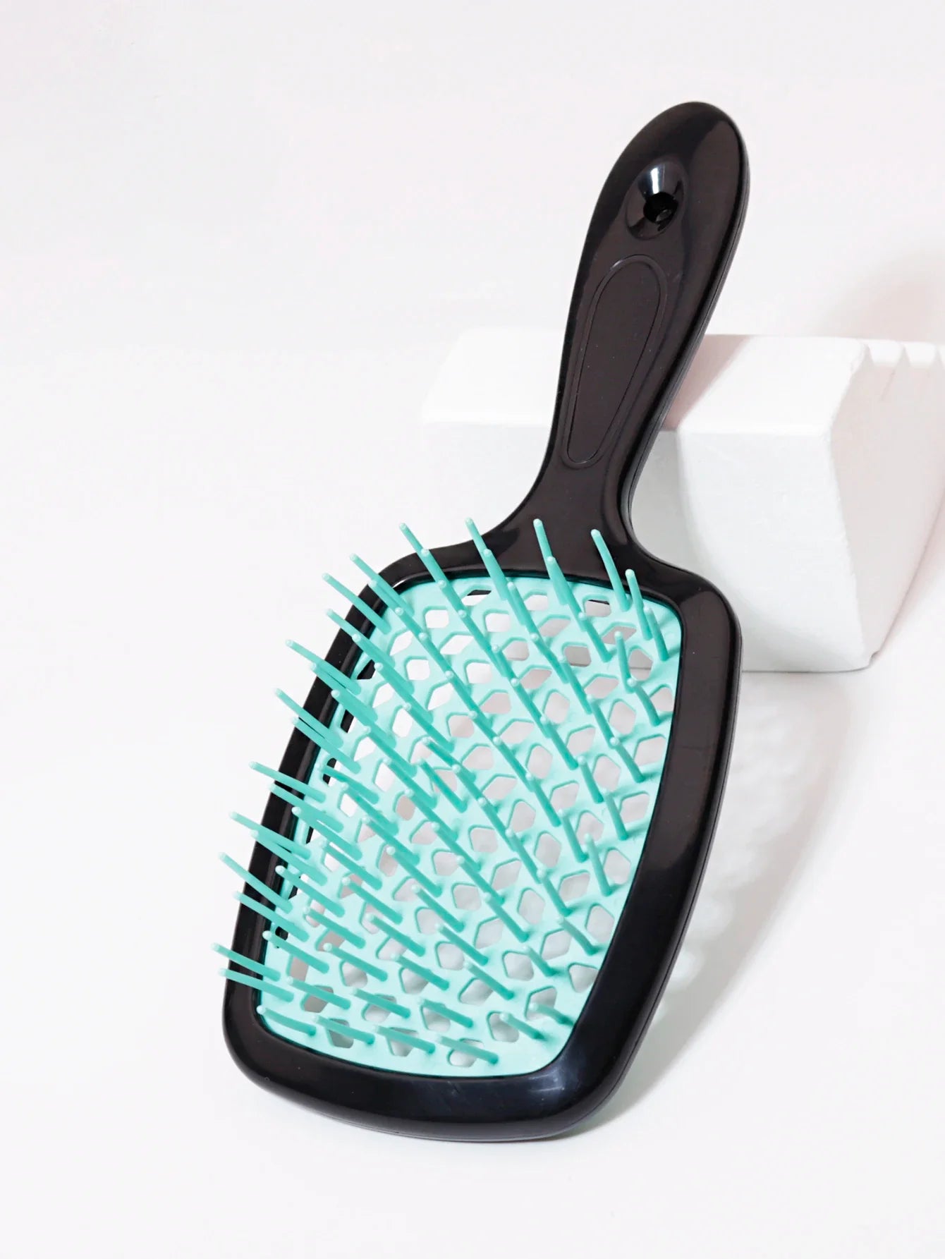 Tangled hair combed hair massage hairbrush hollowed out curly brush salon hairdresser hairdresser Special for real hair wigs