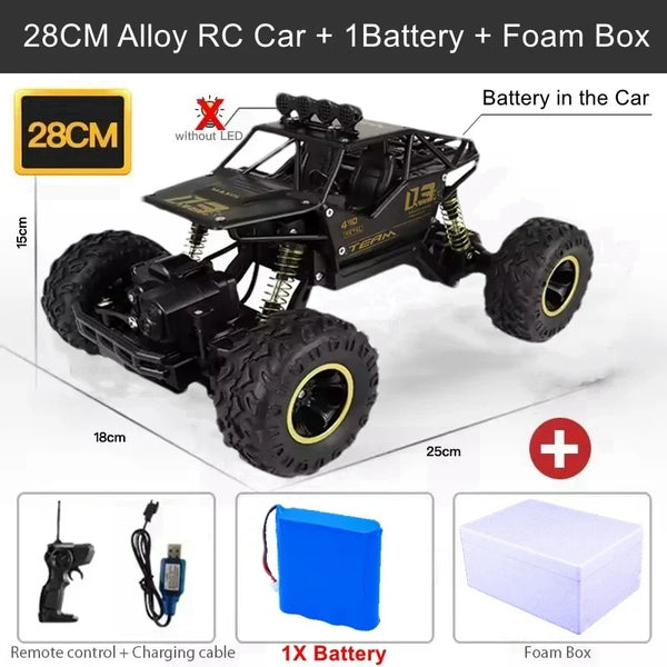 Oike RC Car Remote Control Climbing Vehicle Outdoor All Terrain Off-road Trucks 4WD Racing Drift Cars Toy Gift for Kids Adults