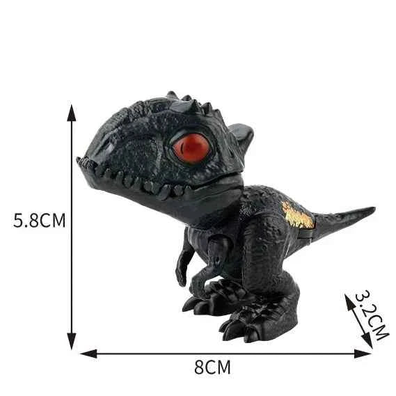 Jurassic Finger Dinosaur  Tyrannosaurus Model Toys for Kids Finger Biting Dinosaurs Movable Joints Dinosaur Toy for Boy Gift