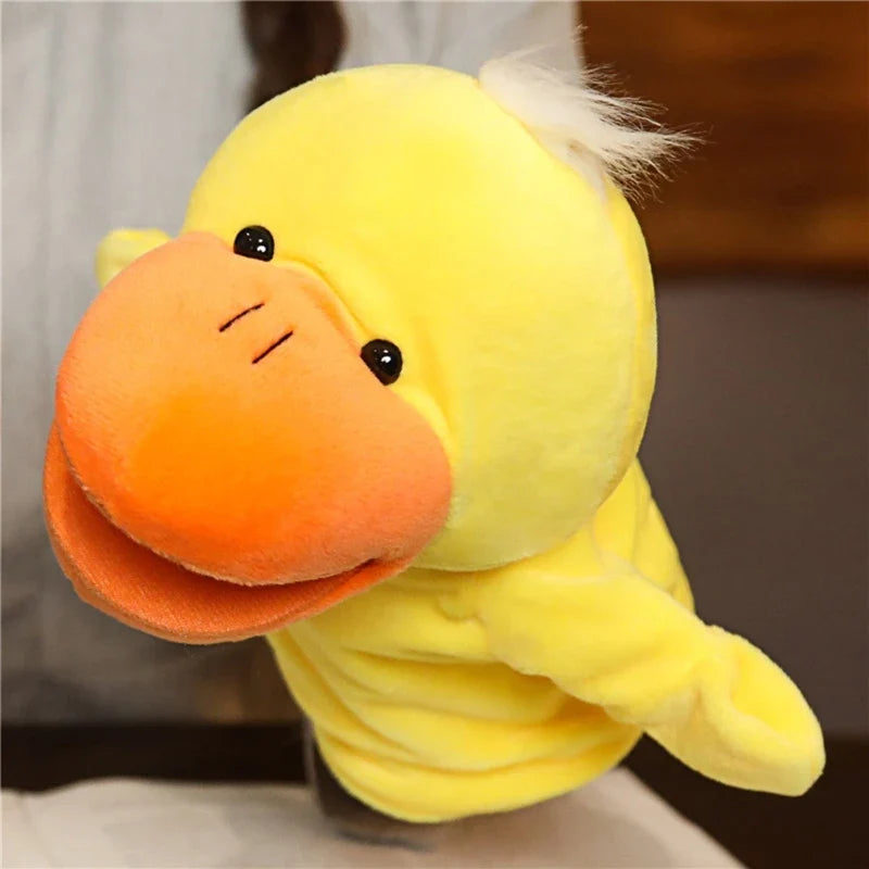 Cartoon Plush Hand Finger Puppets – Soft Interactive Toy for Kids, Party Supply & Family Gathering Fun