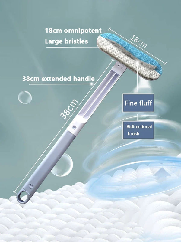 Long Handle Pet Hair Remover Brush for Effortless Cleaning