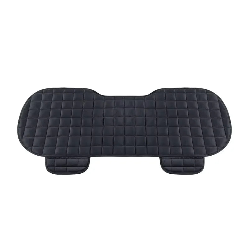 Car Seat Cover Front Rear Flocking Cloth Cushion Non Slide Winter Auto Protector Mat Pad Keep Warm Universal Fit Truck Suv Van