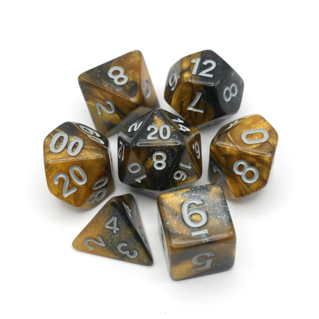Saharan Dream - 7 Piece DnD Dice Set | Acrylic RPG Gaming Dice - Collectors World Toys