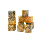 Saharan Sands 10d6 - DnD Dice Set | Acrylic RPG Gaming Dice - Collectors World Toys