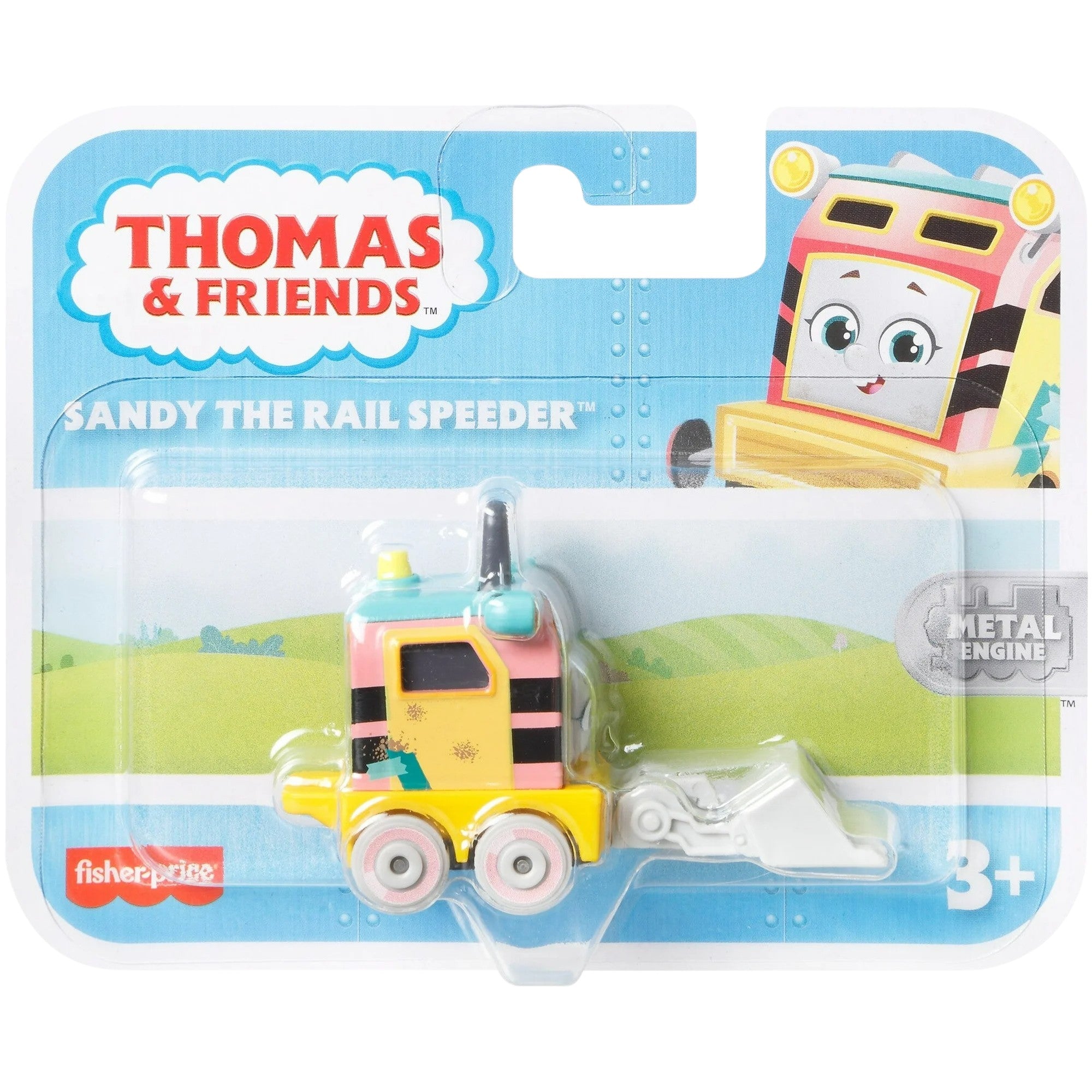 Thomas & Friends Sandy The Rail Speeder (with shovel) Push Along toy Main image