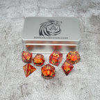 Sauron's Eye |  7 Piece Moving Eye DnD Dice Set | Acrylic RPG Gaming Dice - Collectors World Toys