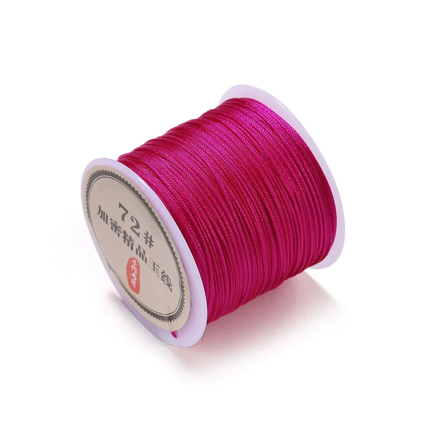 10/50M 0.8mm Nylon Thread Cord – DIY Chinese Knot, Bracelet, Tassel & Shamballa Braided String for Jewelry Making