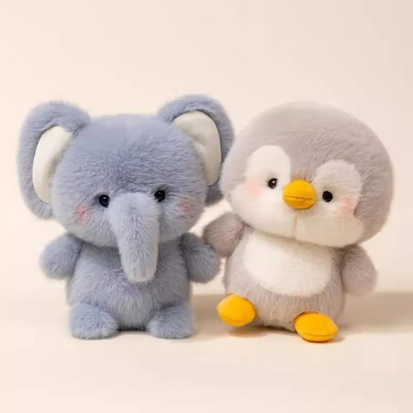 Cute 16cm Plush Companion Doll Capybara Elephant Stuffed Animal Pillow Plush Bear Animal Plush Toy Sleeping Gift