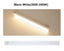 USB Rechargeable PIR Motion Sensor LED Bar Lights Dimmable Detector Night Light Portable Induction Cabinet Lamp for Kitchen Room