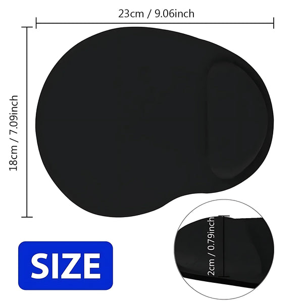 Ergonomic Wrist Rest Mouse Pad – Comfortable Non-Slip Soft Mousepad with Wrist Support for PC & Laptop