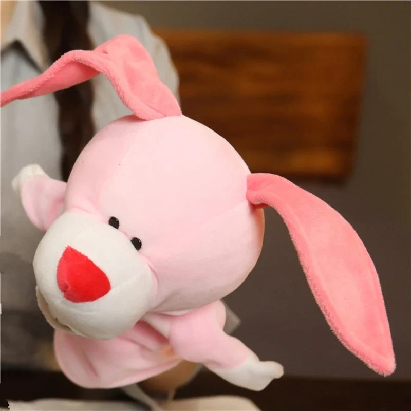 Cartoon Plush Hand Finger Puppets – Soft Interactive Toy for Kids, Party Supply & Family Gathering Fun
