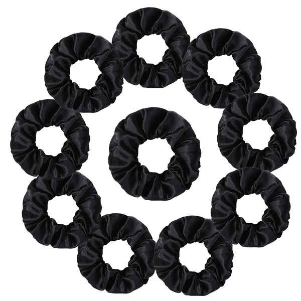 Satin Scrunchies Set for Women & Girls – 25/10/6 Pcs Elastic Hair Bands | Soft Silk Ponytail Holders & Fashion Hair Accessories