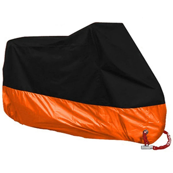 190T Black Blue Design Waterproof Motorcycle Covers Motors Dust Rain Snow UV Protector Cover Indoor Outdoor M L XL XXL XXXL 4XL